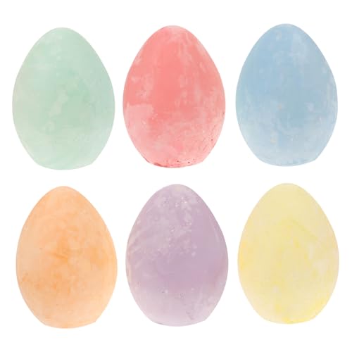 ULDIGI Egg-shaped Chalks for Kids Washable Drawing Chalks Board for Kids Adults Art Play