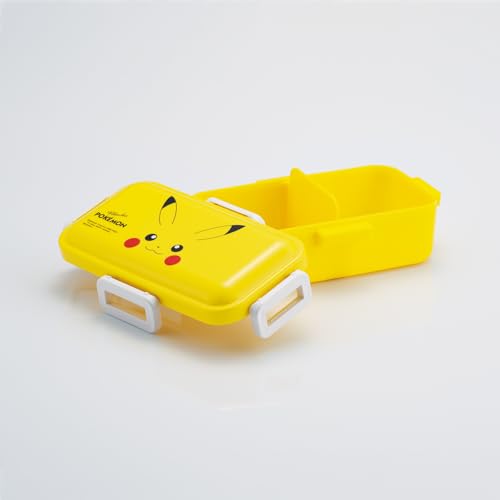 Image of Skater PFLB6-A Bento Box, Fluffy Serving Lunchbox, 18.9 fl oz (530 ml), Made in Japan, Pokemon Pikachu Face 25
