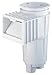 Pentair 506309 PVC 2-Inch Threaded Port Bermuda Gunite Pool and Spa Skimmer with Float Valve Assembly, White