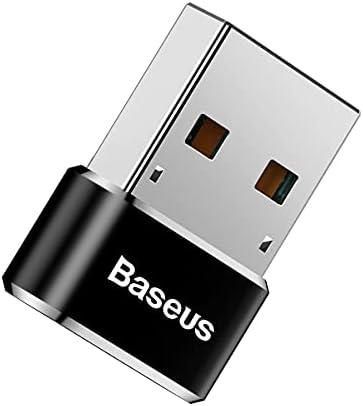 Baseus, Bilgisayar/Telefon Mini Hub Adaptörü, Siyah, 3A, Giriş: USB Type A 2.0, Çıkış: USB Type C,Seyahat Boy, Hafif - Görsel 5
