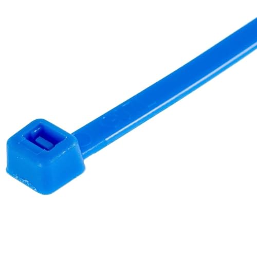 Image of GTSE 12 Inch Blue Zip Ties, 100 Pack, 50lb Strength, UV Resistant Long Nylon Cable Ties, Self-Locking 12 inch Tie Wraps