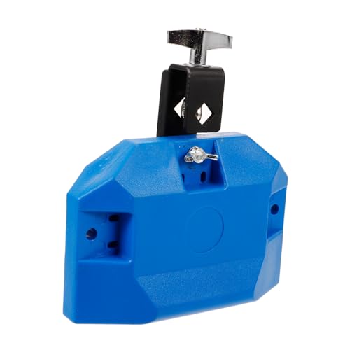 BESPORTBLE Percussion Instrument Cowbell Kit Professional Mounted Cowbell with Smooth Edges Easy Installation for Drum Band Accompaniment for Beginners Pros