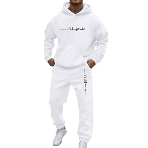 Track Suits Mens Sweatsuit 2 Piece Set Hoodies and Sweatpants Sets Trendy Jogging Workout Sweat Suits Athletic Tracksuit