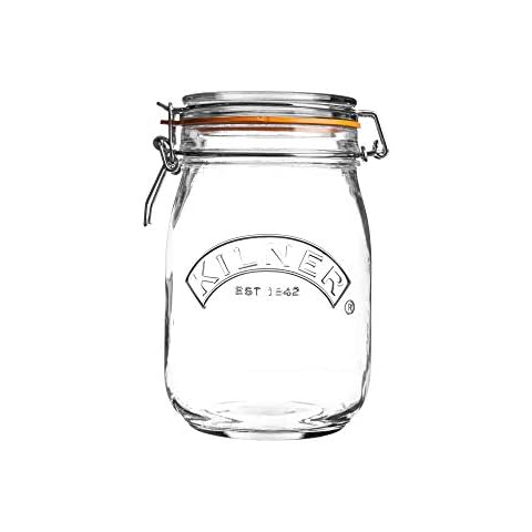Kilner 1 Litre Airtight Glass Storage Jar Cover