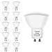 Yuusei Bombillas LED GU10 7W, 5000K 600LM Blanco Frío LED Spot Luz Lámpara Foco, Equivalente 60W Luz Halógena, Ángulo Haz 120º, No Regulable, 10 Piezas