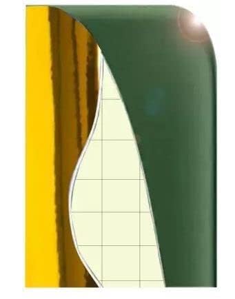 Image of Compatible with Realme GT 6T 5G / GT 6 5G Back Skin Sticker /Vinyl wrap /Protective Film Mobile Skin Gold Chrome by Candeal Mizhan (only Back)