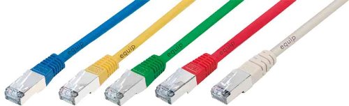 E-Quip Equip Platinum RJ45 S/FTP Cat6A (SSTP) PIMF HF Polybag 5.00 m Blue