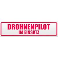 Kiwistar Magnetschild 'Drohnenpilot' – 30 Cm, Blau, Magnetisch Für Auto, Wiederverwendbar