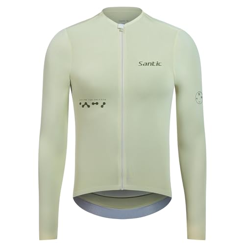 Maillot de cyclisme thermique Santic pour rouler sans souffrir du vent