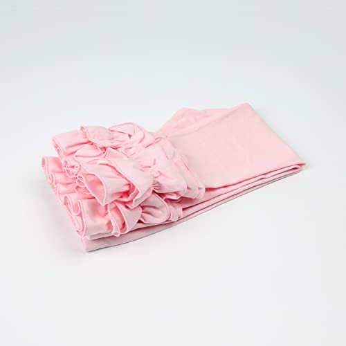 Image of HOOLCHEAN Baby Toddler and Little Girls Cotton Ruffle Leggings
