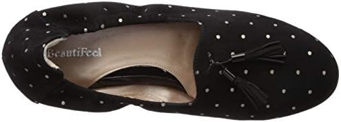 BeautiFeel Women's Holly Ballet Flat, Black/Bronze Puntino Print Sude, 370 M EU (6 US) | Image 4