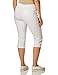 Briggs New York Womens Pull On Capri Pocket Casual Pants, White, 16 US