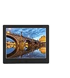  QHYXT Amazon Álbum de Fotos electrónico de Alta definición de 17 Pulgadas Pantalla HDMI de inducción del Cuerpo Humano Marco de Fotos Digital para Reproducir Videos, imágenes, música