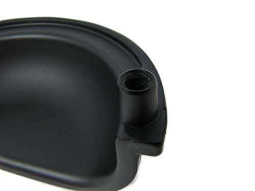 Stone Mill Hardware Matte Black Cup Handle #TOP4