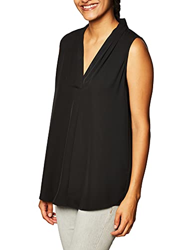 Calvin Klein Women's Sleeveless Blouse with Inverted Pleat (Standard and Plus) - Image 4