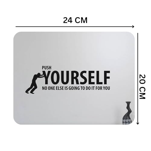 Image of WRAPPING STUDIO Push Yourself Mouse Pad for PC and Laptop, 24x20 cm, Anti-Slip, Smooth Surface, Marvel Design, Perfect for Office, Home & Gaming