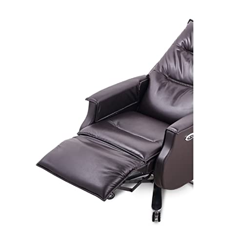 Tiiiopkvvv Managerial Chairs Executive Chairs Computer Gaming Chairs Video Game Chairs Electric Massage Home Office Desk Chairs Boss Chair Cowhide - Image 7