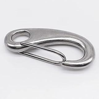 Spring Gate Snap Hook Stainless Steel - M40 Pack 10
