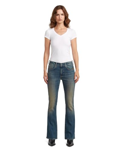 G-STAR Women's 3301 Flare Jeans, Colour Blue, Size: Waist 25, Inseam 32 – Ansicht 3