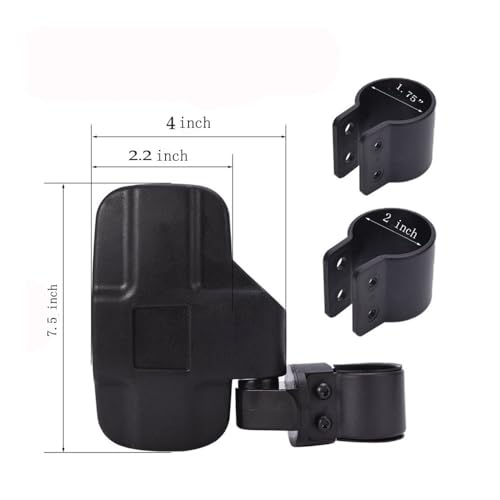 Espejo retrovisor lateral universal de UTV y ATV resistente a vibraciones para manillar 3