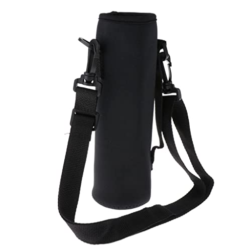 Funda de botella con aislamiento térmico y correa ajustable para cantimploras modernas 7