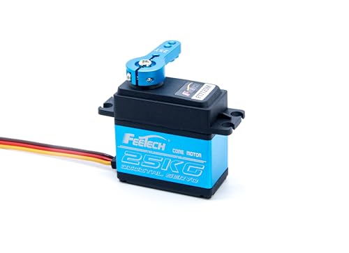 Servo 25kg sans noyau à couple élevé 7.4V pour direction de robotique