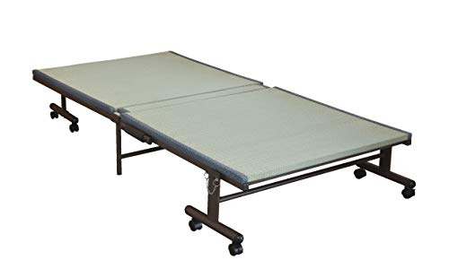 SUN HARVEST 折りたたみベッド ブラウン W97×D184×H30 cm TS-700