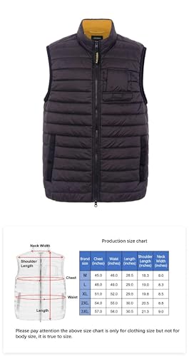 Krumba Men Lightweight Vest for Casual: Puffer Sleeveless Zip Up Winter Jackets2
