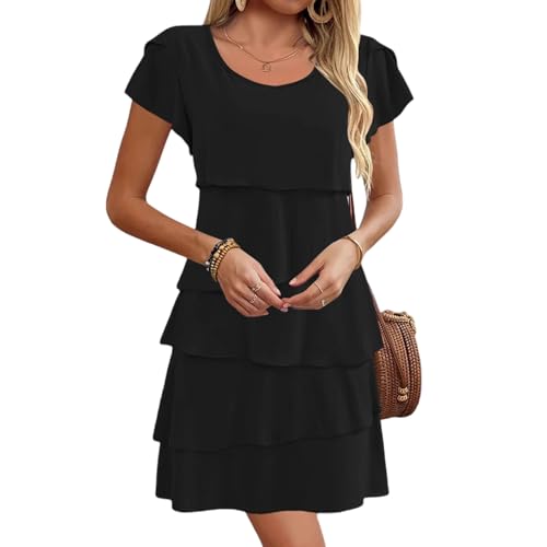 Robe décontractée à manches courtes pour vos journées d'été