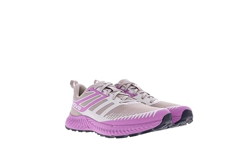 Image of INOV8 Trailfly Women's Trail Running Shoes - Grey /Purple - 9.5 Wide