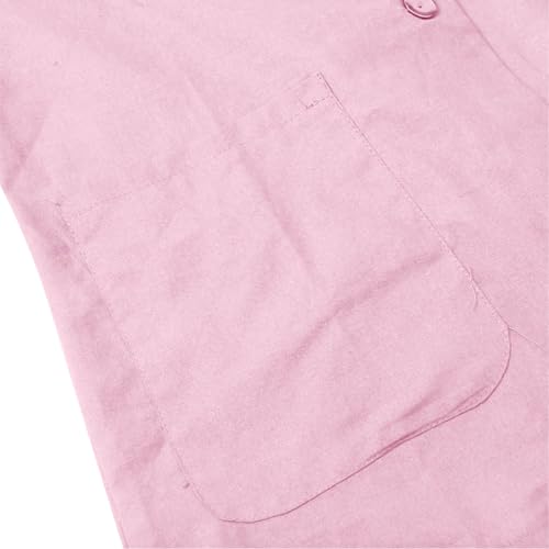 Women's Summer Blazer Vest, Elegant Slim Fit Sleeveless Suit Jackets Classic Notch Lapel Blazer Tops with Pockets 6