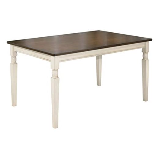 Signature Design by Ashley Whitesburg Dining Room Table, Brown/Cottage White