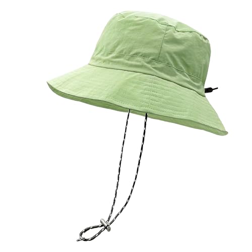Image of woogwin Waterproof Bucket Rain Hat with Chin Strap Quick Dry Packable Boonie Sun Hat Safari Hat UV Protection