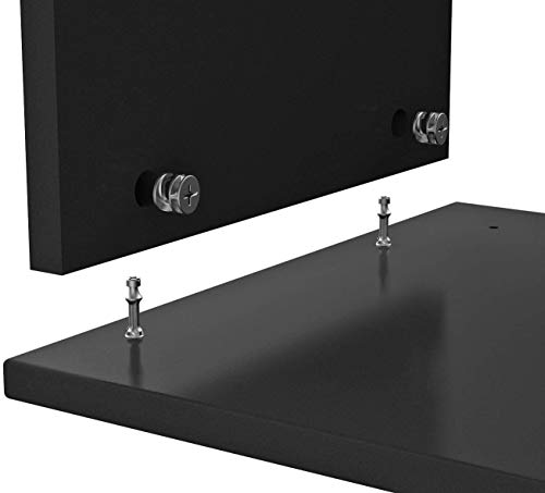 Aquatic Fundamentals 75-90 Gallon Aquarium Stand with Storage, Double Door Front Access, Black 36751-01-AMA