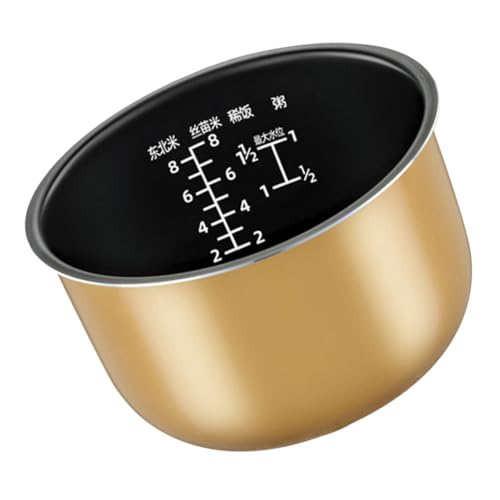 VALICLUD Recipiente Interior Antiadherente para Olla Arrocera Accesorio Multifunción para Cocinar Arroz Sopa y Pasteles Compatible con Ollas Eléctricas Estándar