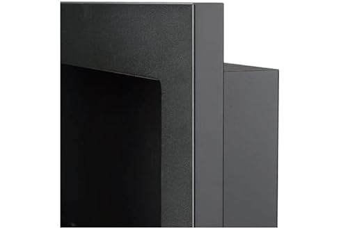 Camino a bioetanolo da parete o incasso Pisa Nero