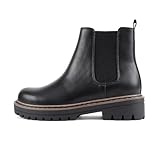 Soda Pilot ~ Women Lug Sole Low Heel Chelsea Fashion...