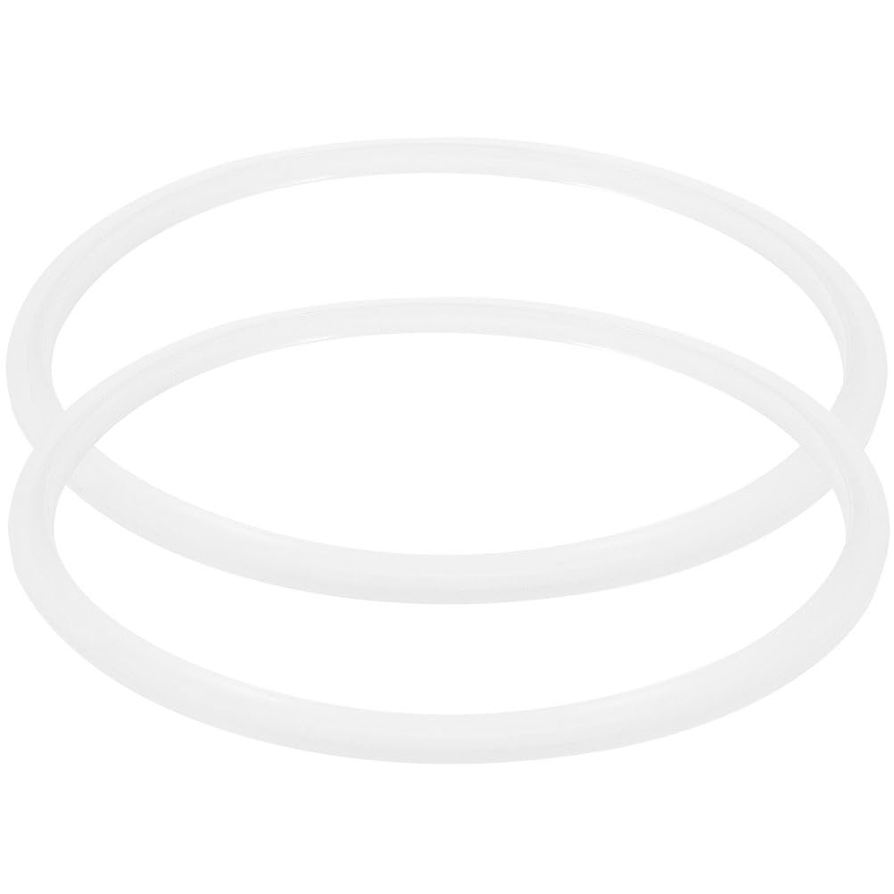 jojofuny 2pcs 24cm Silicone Pressure Cooker Sealing Rings Replacement Gasket for Tower Pressure Cooker A24 Lid Liners Kitchen Supplies