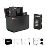 48-kHz-/24-Bit-Klangqualität: Das wireless lavalier microphone Vimo C verfügt über hohe Aufnahmestandards mit einer Abtastrate von 48 kHz und 24-Bit-Tiefen und liefert einen verlustfreien Hi-Fi-Sound, der besser als CDs ist. Es könnte Kameras, Telefone und Computer mit Ultra-High-Level-Sound versorgen. Hinweis: Dieses Produkt enthält kein 3,5-mm-Lighting-Adapterkabel. Wenn Sie dieses Produkt auf einem iPhone verwenden müssen, kaufen Sie bitte selbst ein Adapterkabel.