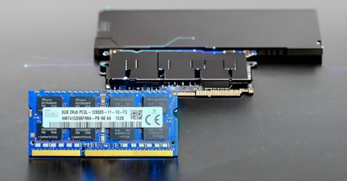 Image of 8GB DDR3L Laptop RAM for SK hynix 1600MHz PC3L-12800S 204-Pin SO-DIMM 1.35v Non-ECC Unbuffered Notebook Memory Module Upgrade - HMT41GS6BFR8A-PB