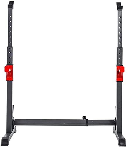 OTQEFTN Multifunctional Dumbbell Bench Folding Adjustable Barbell Rack Squat Stand, Weight Lifting Bench Press Pull Up Bar Gym Max Load, Multi-Function Weight Lifting Home Gym Fitness