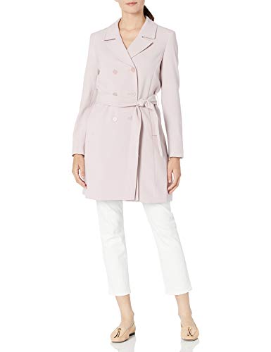 blush trench coat