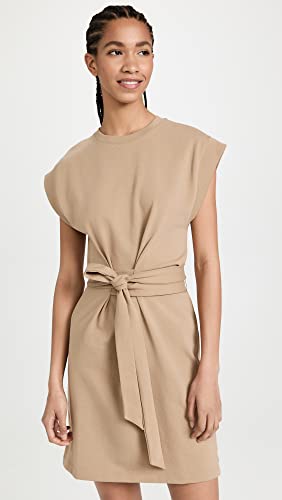 Image of Vince Women's Short Sleeve Tie Waist Dress