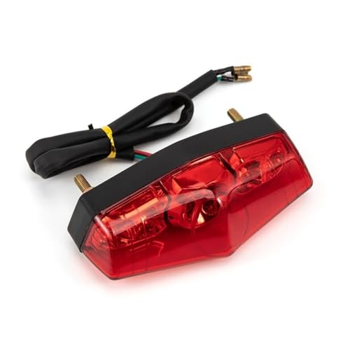Feu arrière moto 12V universel et feu stop de signalisation pour quad et pit bike