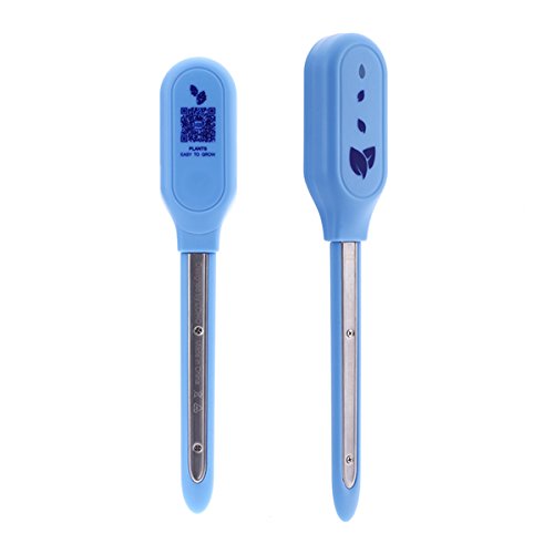DIGOO Humedad del suelo, Recordatorio de riego de la planta, Instrumento de estudio de la intensidad del sensor para jardín, granja, césped, planta Azul claro