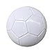 Football Ball – White DIY Graffiti Soccer Ball | Plain Autograph Bals for Signature, Painting, Collectible | Kids & Adults Training Balles Size 3/4/5