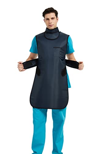 SHINRAY Avental de chumbo de 0,5 mmpb para raio X com coleira protetora da tireoide, avental de chum