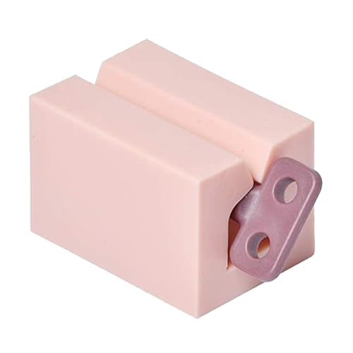 Dispensador de pasta de dientes, soporte giratorio para exprimidor, soporte de tubo de pasta ajustable, prensa manual, almacenamiento compacto para encimera, organizador duradero, lavabo de viaje, kit