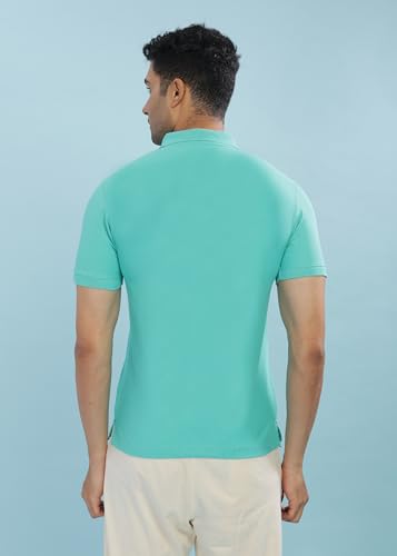 Image of Force NXT Polo Neck T-Shirt for Men Pack of 1 | Regular Fit T-Shirt for Men | Premium Super Combed Rich Cotton Polo Shirt | Men's Ultra Soft Half Sleeve T-Shirt
