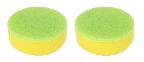 Image of VIGAR Set of 2 Replacement Sponge Head for Washing Up Brush, Grey